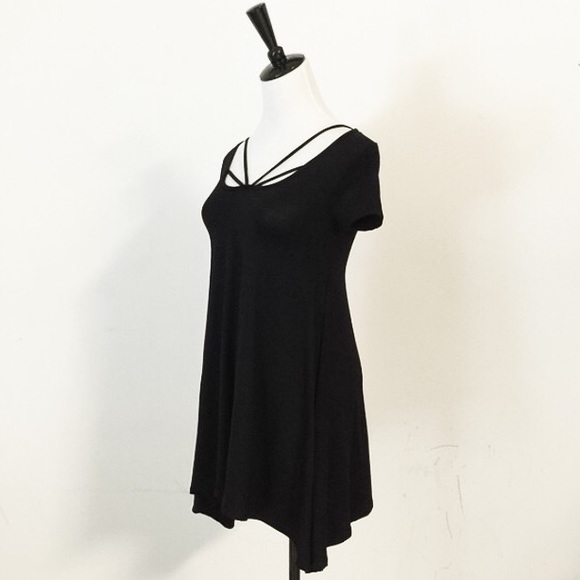 LAST ITEM | Black strappy tunic top/mini d… - Picture 3 of 4